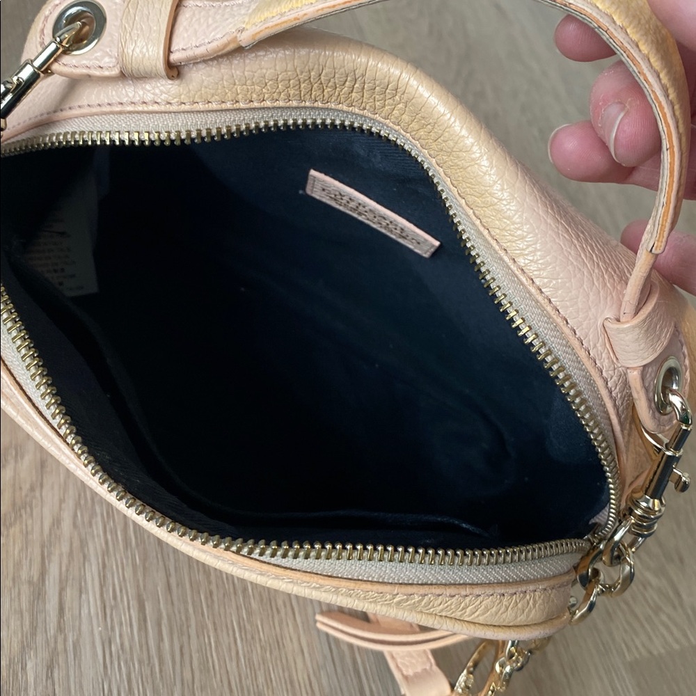 Versace Collection Blush Leather Crossbody Bag - Picture 9 of 14